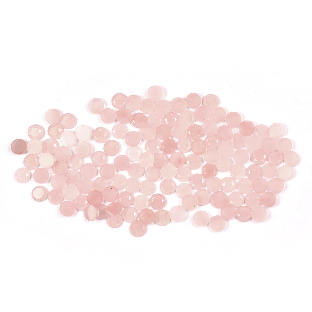 GUAVA QUARTZ TABLE CUT ROUND CAB 5MM 0.28 Cts.