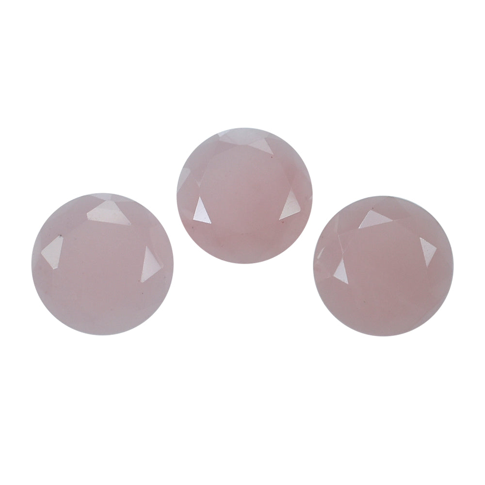 GUAVA QUARTZ TABLE CUT ROUND CAB 5.50MM 0.36 Cts.