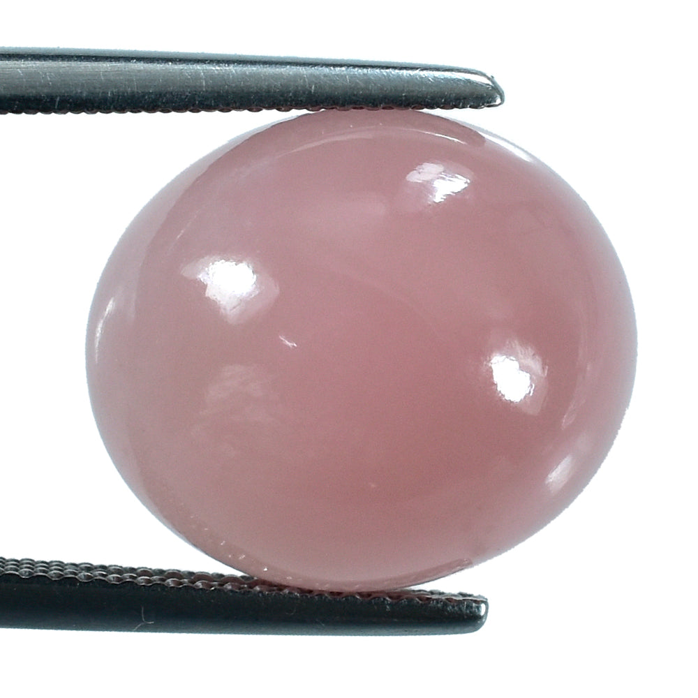 GUAVA QUARTZ OVAL CAB 16X14MM 12.38 Cts.
