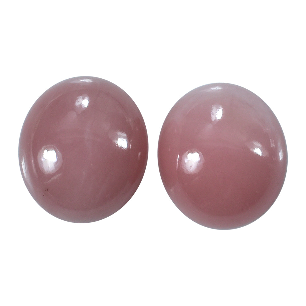 GUAVA QUARTZ OVAL CAB 16X14MM 12.38 Cts.