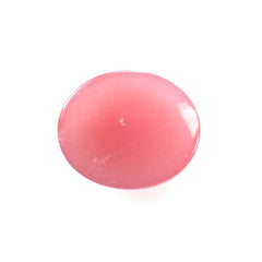 GUAVA QUARTZ PLAIN OVAL CAB 12X10MM 4.45 Cts.