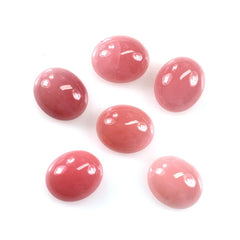 GUAVA QUARTZ PLAIN OVAL CAB 12X10MM 4.45 Cts.