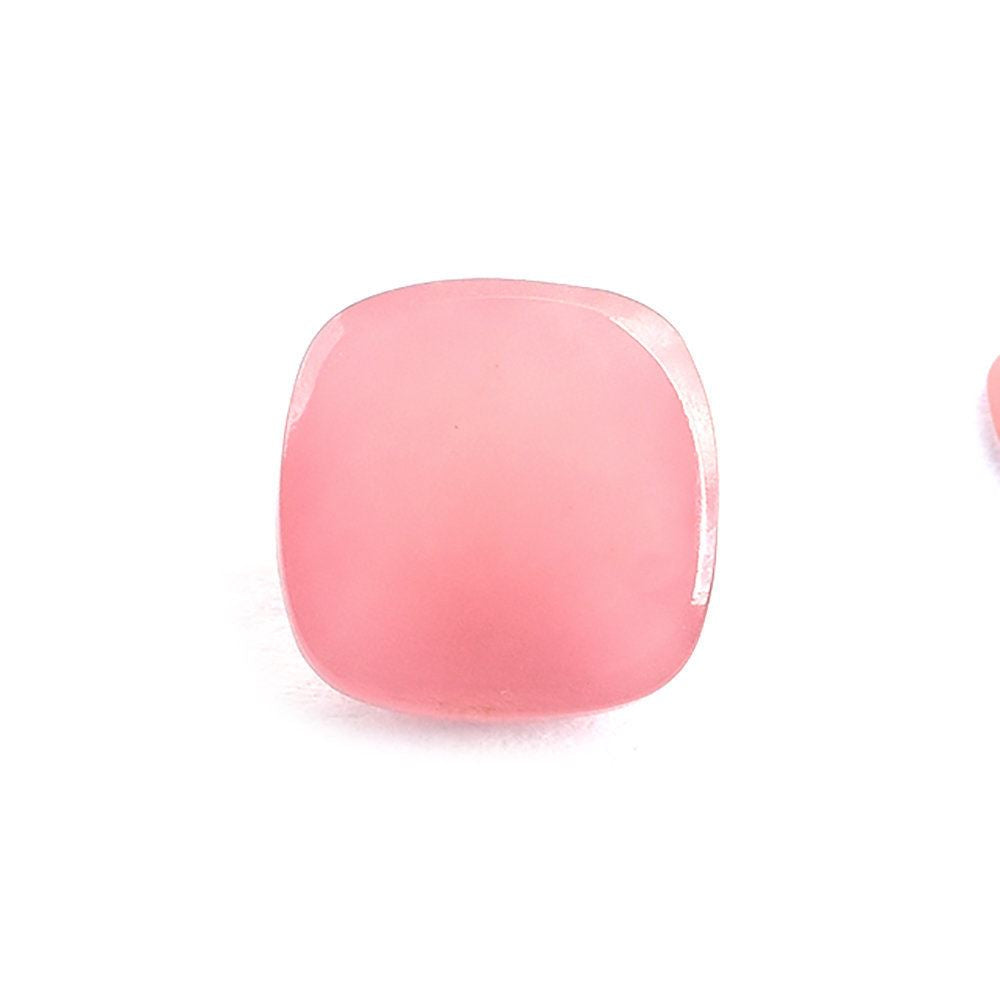 GUAVA QUARTZ CHECKER CUT CUSHION CAB 8X8MM 1.97 Cts.