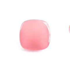 GUAVA QUARTZ CHECKER CUT CUSHION CAB 8X8MM 1.97 Cts.