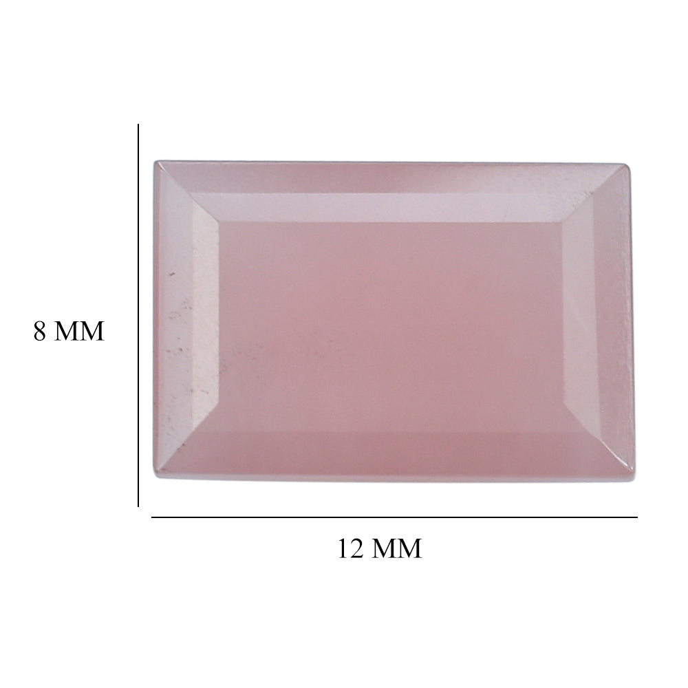 GUAVA QUARTZ CUT BAGUETTE 12X8MM 3.15 Cts.