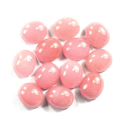 GUAVA QUARTZ PLAIN OVAL CAB 12X10MM 4.74 Cts.