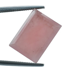 GUAVA QUARTZ BAGUETTE CUT 18X13MM 10.69 Cts.