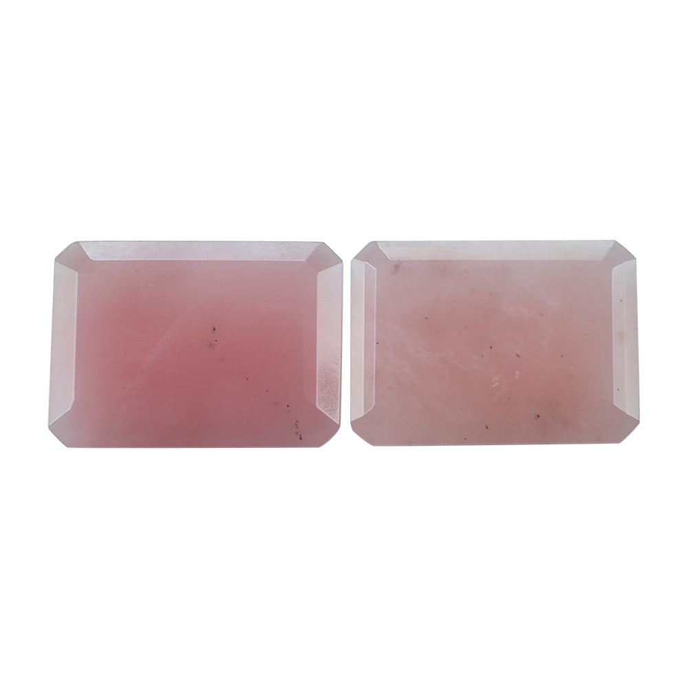 GUAVA QUARTZ CUT OCTAGON 22X16MM 13.76 Cts.