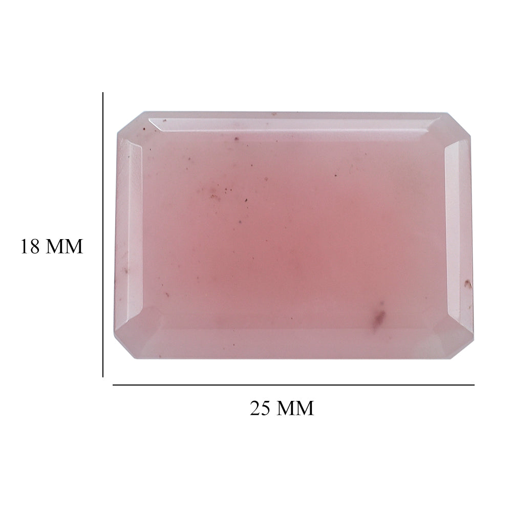 GUAVA QUARTZ CUT OCTAGON 25X18MM 23.90 Cts.
