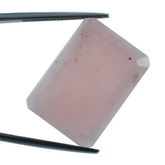 GUAVA QUARTZ CUT (FLAT) OCTAGON 25X18MM 17.87 Cts.