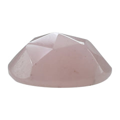 GUAVA QUARTZ ROSE CUT OVAL CAB 10X8MM 2.24 Cts.