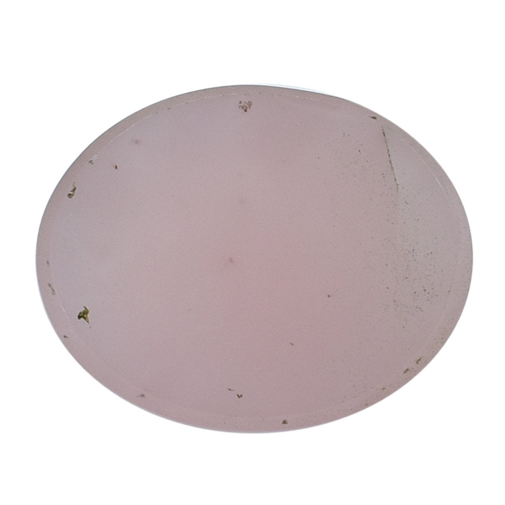 GUAVA QUARTZ ROSE CUT OVAL CAB 10X8MM 2.24 Cts.