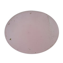 GUAVA QUARTZ ROSE CUT OVAL CAB 10X8MM 2.24 Cts.