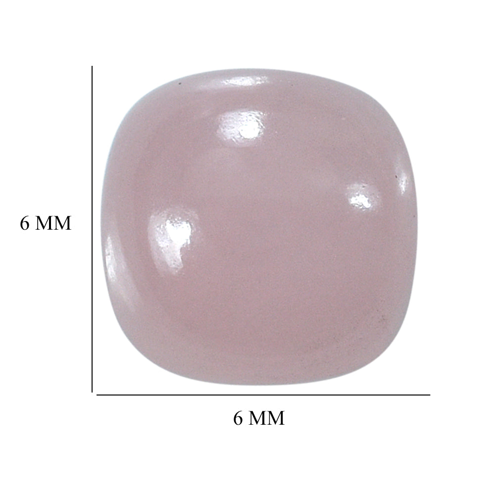 GUAVA QUARTZ CUSHION CAB 6.00MM 1.10 Cts.