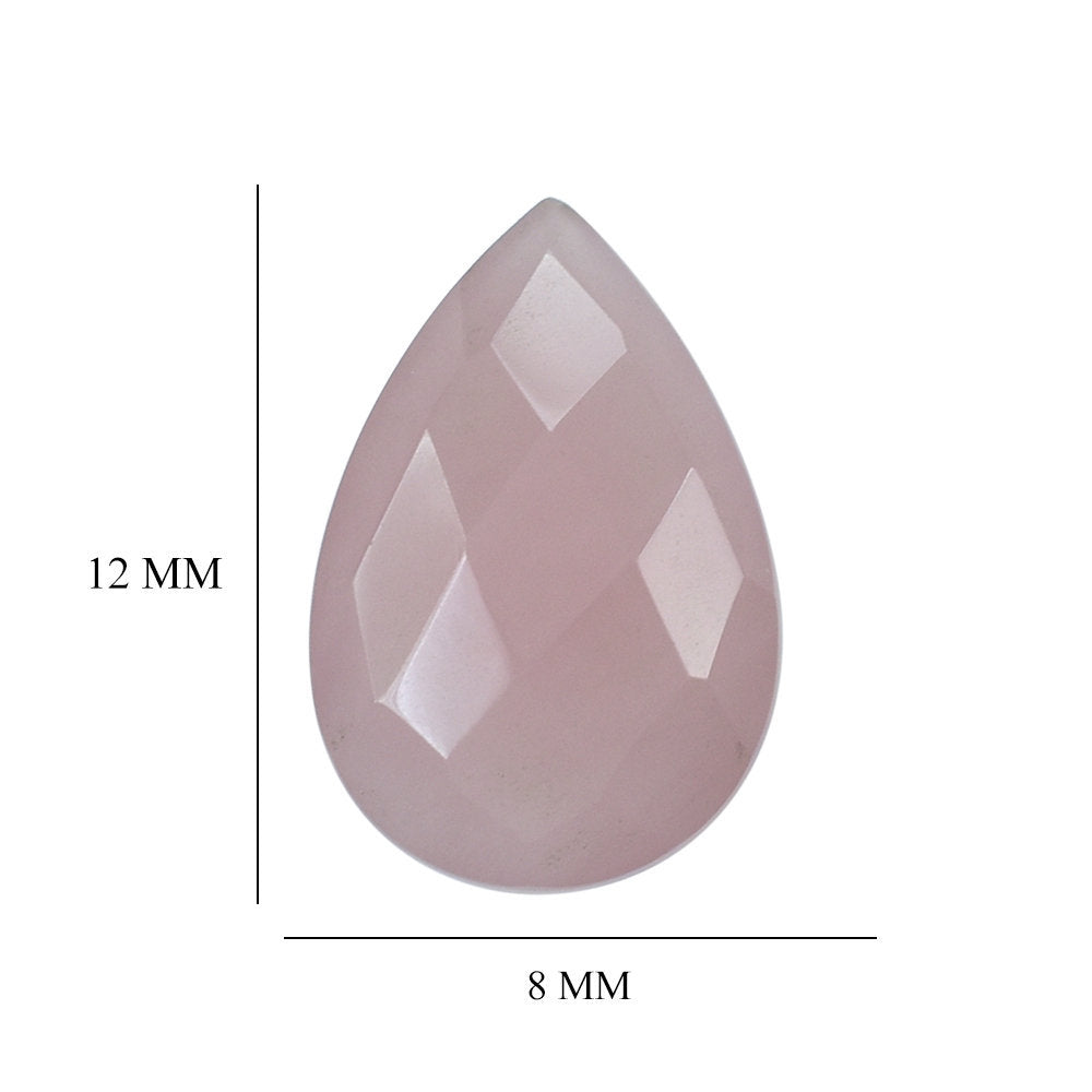 GUAVA QUARTZ BRIOLETTE PEAR 12X8MM 2.60 Cts.