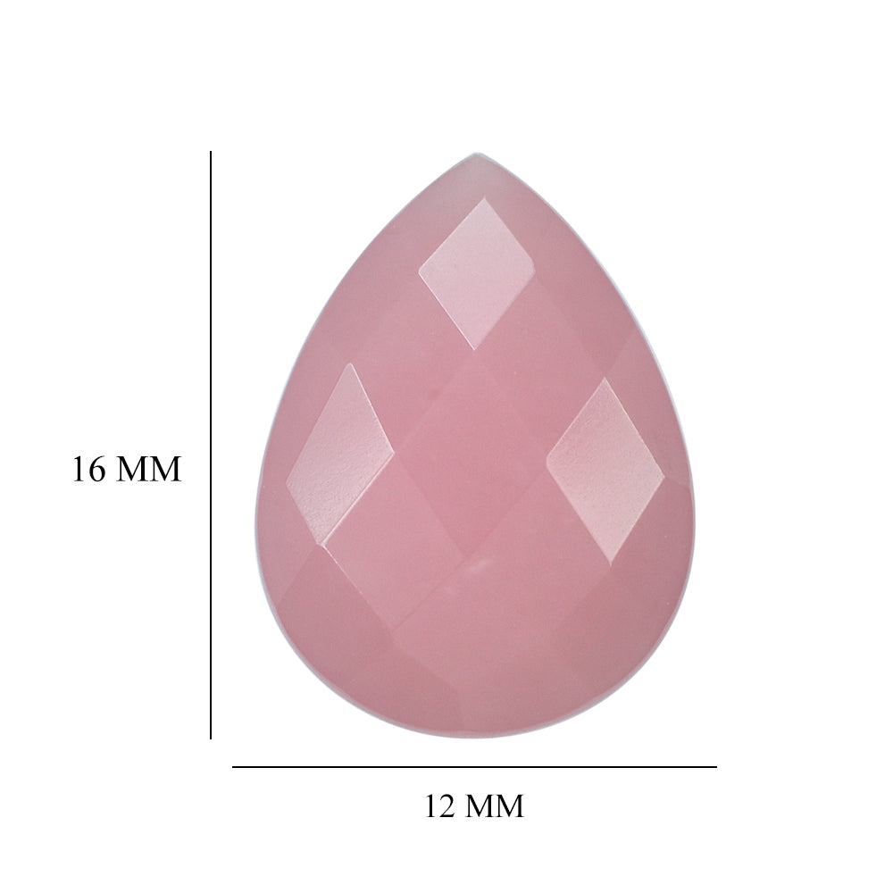 GUAVA QUARTZ BRIOLETTE PEAR 16X12MM 7.38 Cts.
