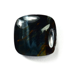BLUE TIGER EYE CUSHION CAB 12MM 5.21 Cts.