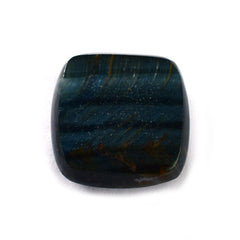 BLUE TIGER EYE CUSHION CAB 12MM 5.21 Cts.