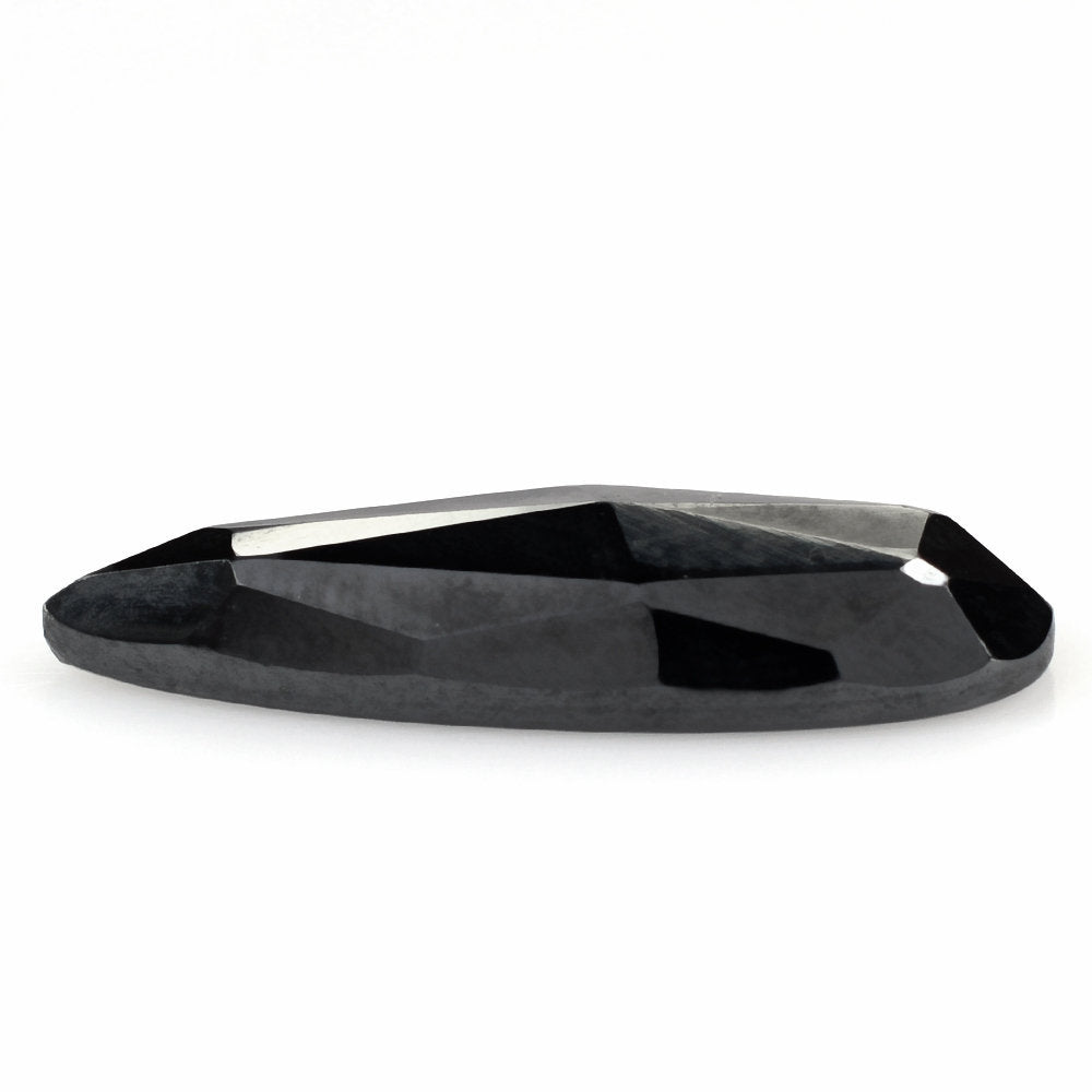 HEMATITE ROSE CUT PEAR CAB 25X8MM 12 Cts.