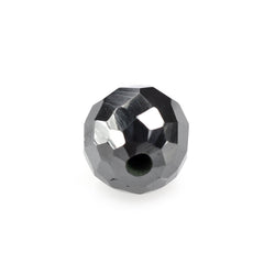 HEMATITE CHECKER CUT BALLS (HALF DRILL 0.80MM) 5MM 1.47 Cts.
