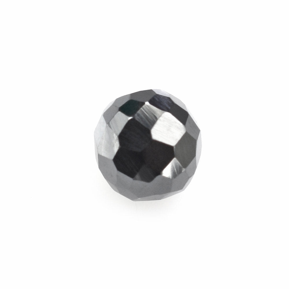 HEMATITE CHECKER CUT BALLS (HALF DRILL 0.80MM) 5MM 1.47 Cts.