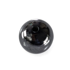 HEMATITE PLAIN BALLS (HALF DRILL 0.80MM) 6MM 2.98 Cts.