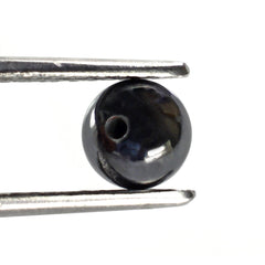 HEMATITE PLAIN BALLS (HALF DRILL 0.80MM) 6MM 2.98 Cts.