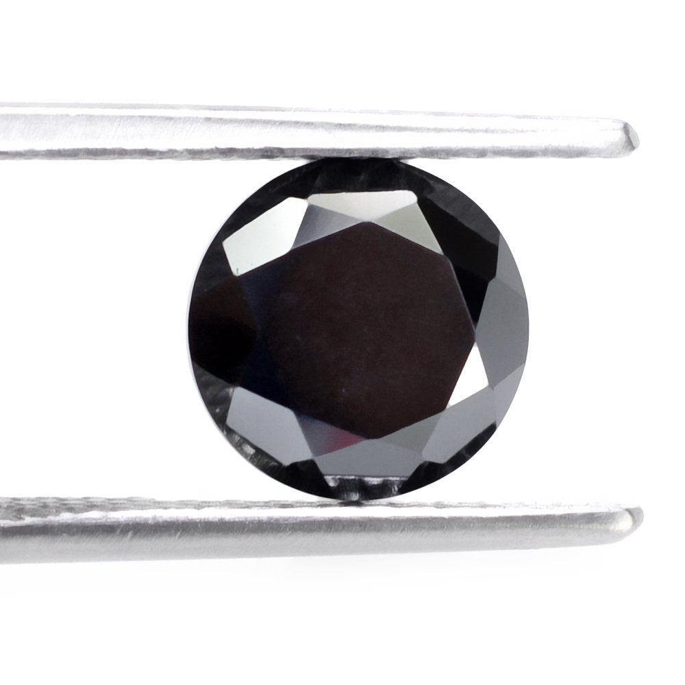 HEMATITE DIAMOND CUT ROUND 8MM 2.88 Cts.
