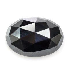 HEMATITE ROSE CUT OVAL CAB 14X10MM 8.10 Cts.