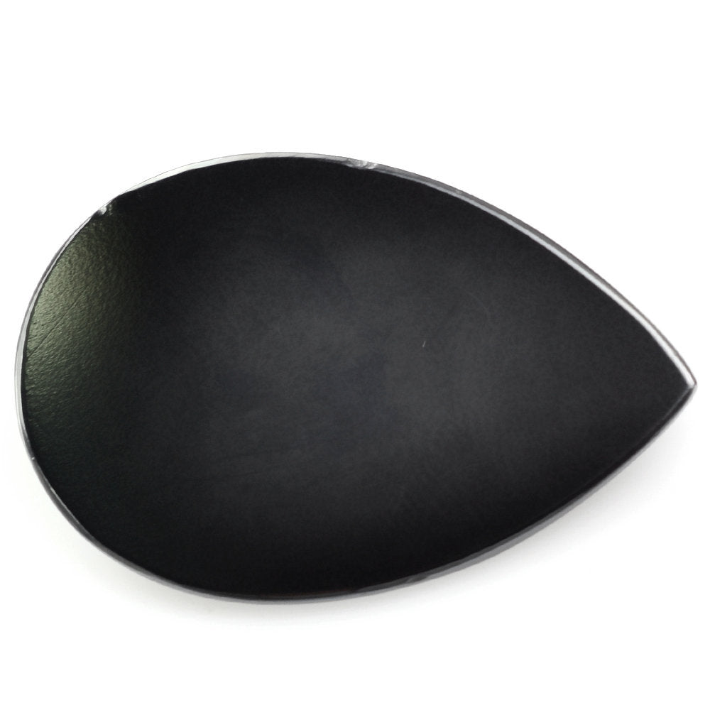 HEAMTITE IRREGULAR CUT PEAR CAB 30X20MM 24.40 Cts.