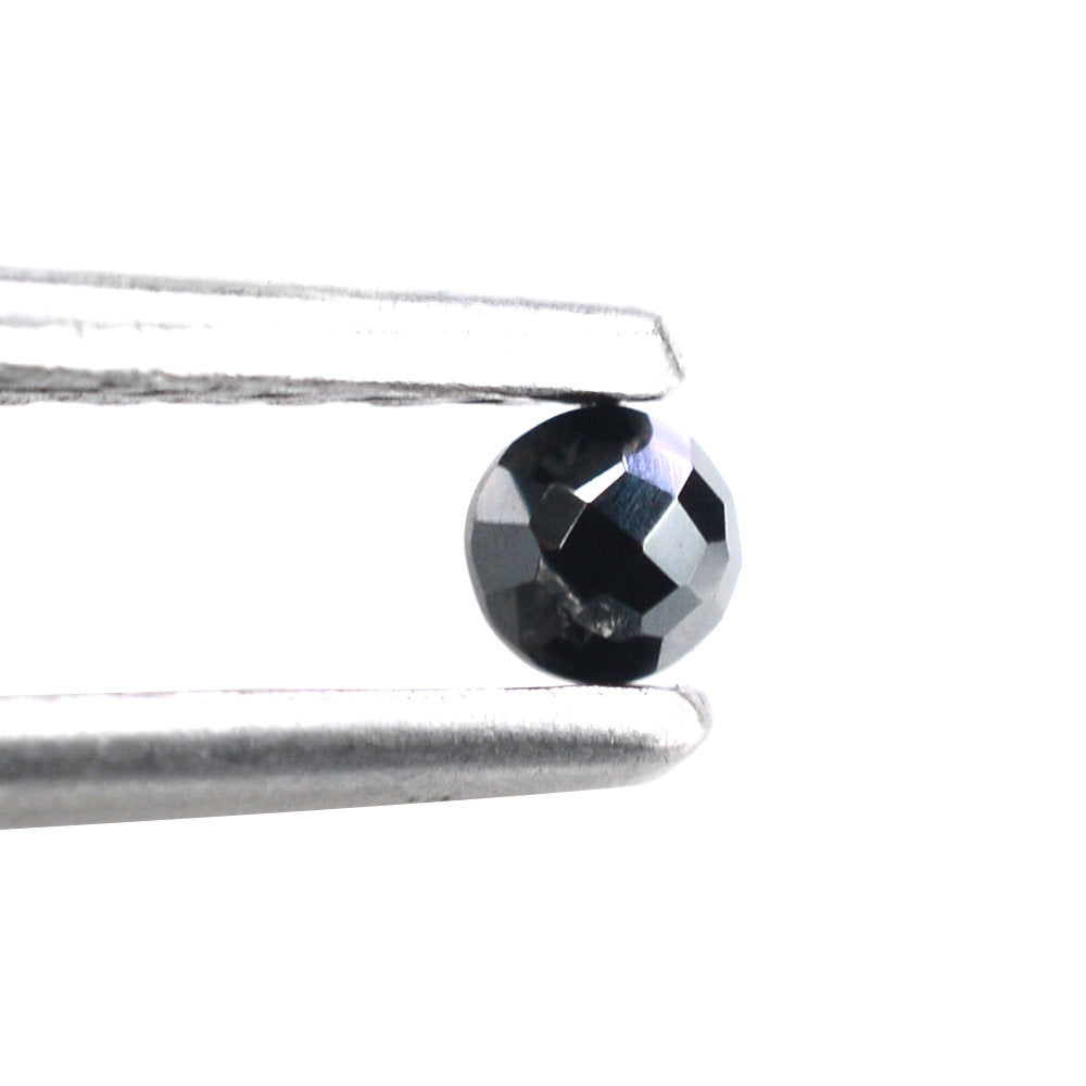 HEMATITE CHECKER ROUND CAB 2.50MM 0.14 Cts.