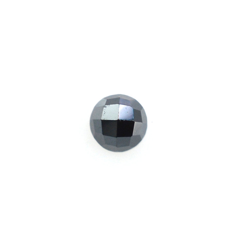 HEMATITE CHECKER ROUND CAB 2MM 0.08 Cts.