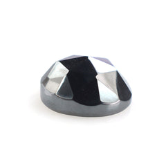 HEMATITE ROSE CUT ROUND CAB 6MM 1.28 Cts.