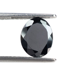 HEMATITE ROSE CUT IRREGULAR OVAL 10X8MM 2.92 Cts.