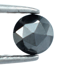 HEMATITE ROSE CUT ROUND CAB 2.50MM (TH. 1.25-1.55MM) 0.12 Cts.