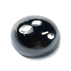 HEMATITE PLAIN OVAL CAB 12X10MM 12.12 Cts.