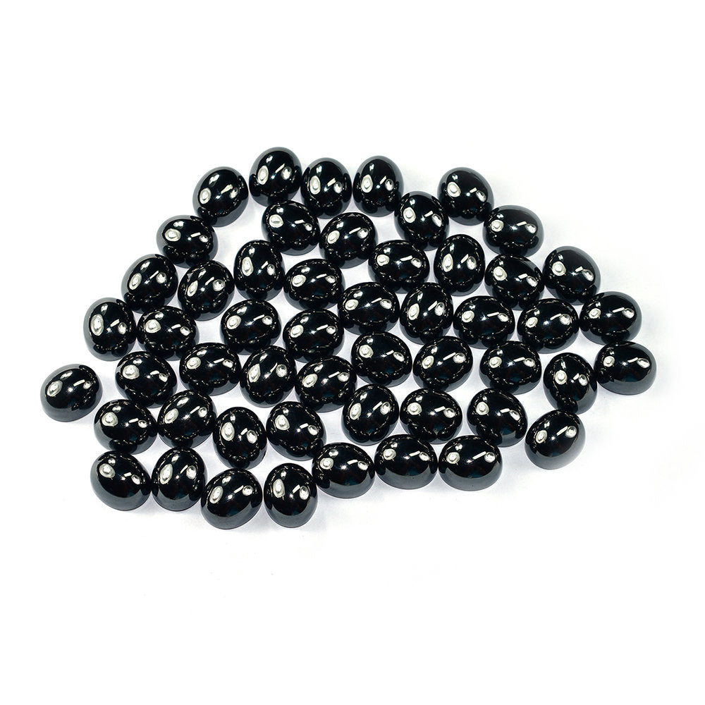 HEMATITE PLAIN OVAL CAB 12X10MM 12.12 Cts.