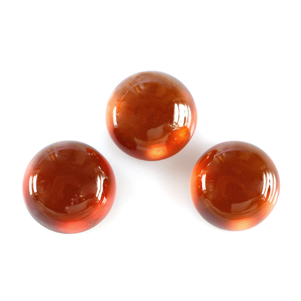 HESSONITE ROUND CAB (MILKY) 7.30MM 2.13 Cts.