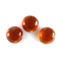 HESSONITE ROUND CAB (MILKY) 7.30MM 2.10 Cts.