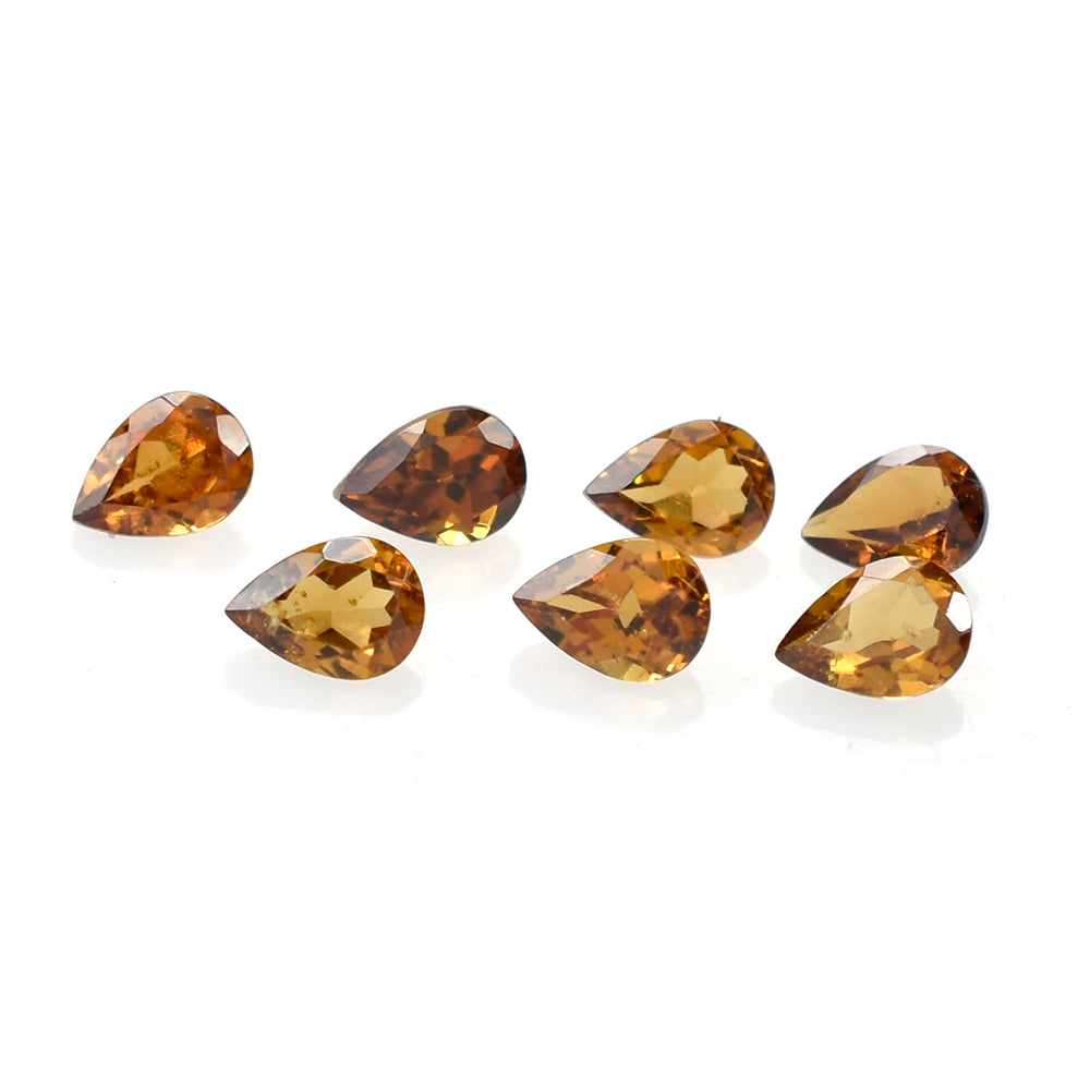 HESSONITE CUT PEAR 4X3MM 0.18 Cts.