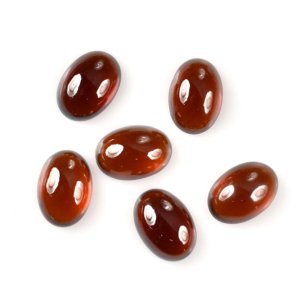 HESSONITE OVAL CAB 14X10MM 7.19 Cts.