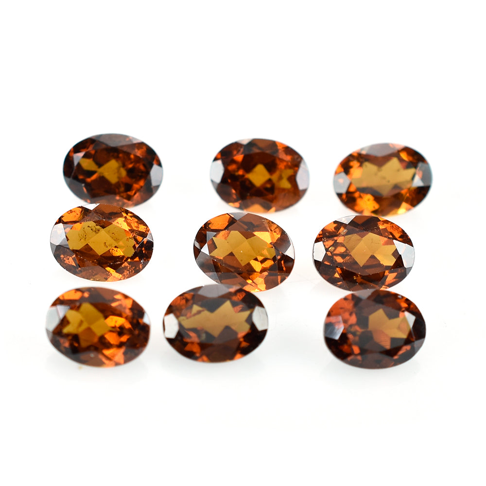 HESSONITE CUT OVAL 8X6MM 1.51 Cts.