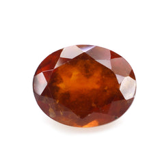 HESSONITE CUT OVAL (MILKY) 10X8MM 3.50 Cts.
