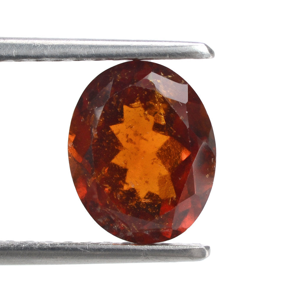 HESSONITE CUT OVAL 10X8MM 3.09 Cts.