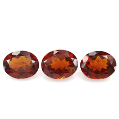HESSONITE CUT OVAL 10X8MM 3.09 Cts.