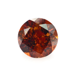 HESSONITE DAIMOND CUT ROUND 8MM 2.11 Cts.