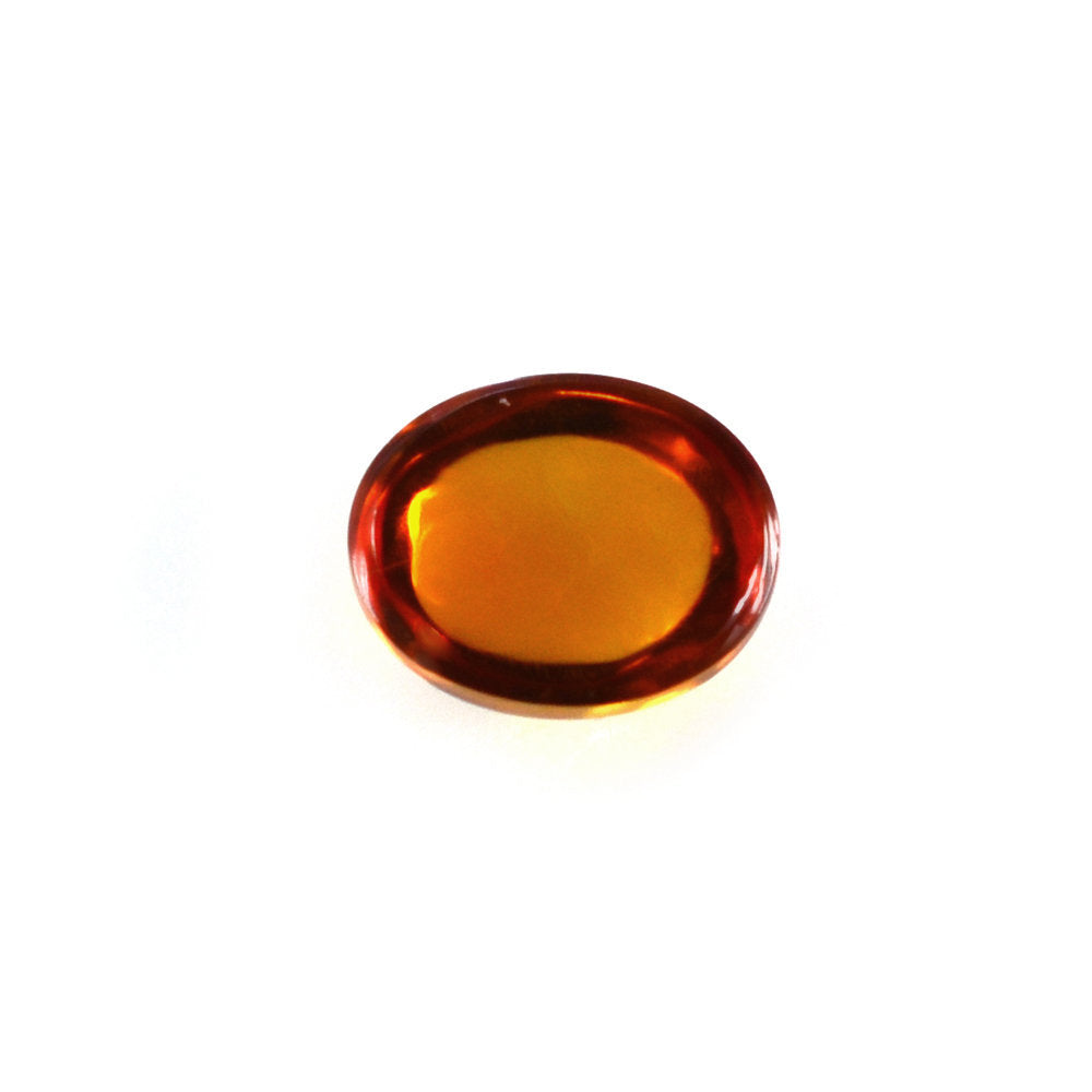 HESSONITE OVAL CAB 5X4MM 0.47 Cts.