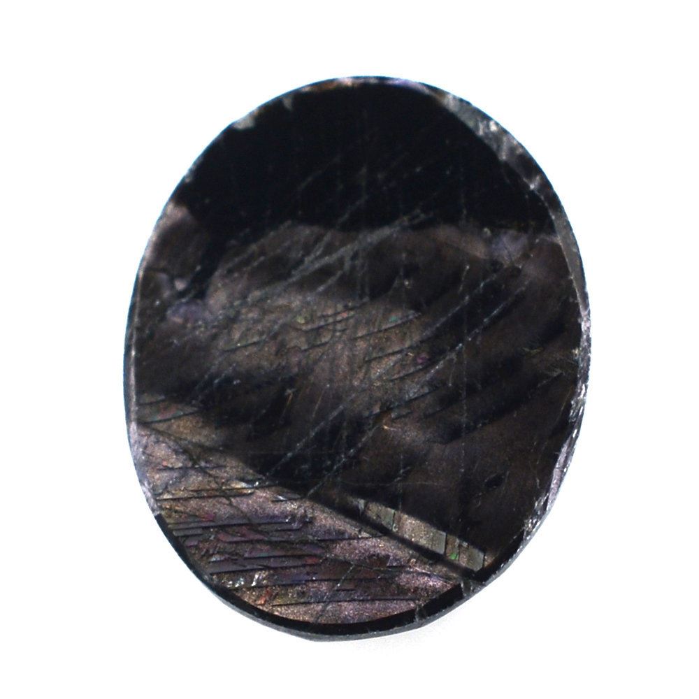 HYPERSTHENE MOONSTONE CHECKER OVAL CAB 11X9MM 3.31 Cts.