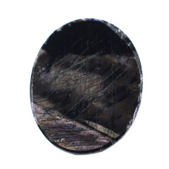 HYPERSTHENE MOONSTONE CHECKER OVAL CAB 11X9MM 3.31 Cts.