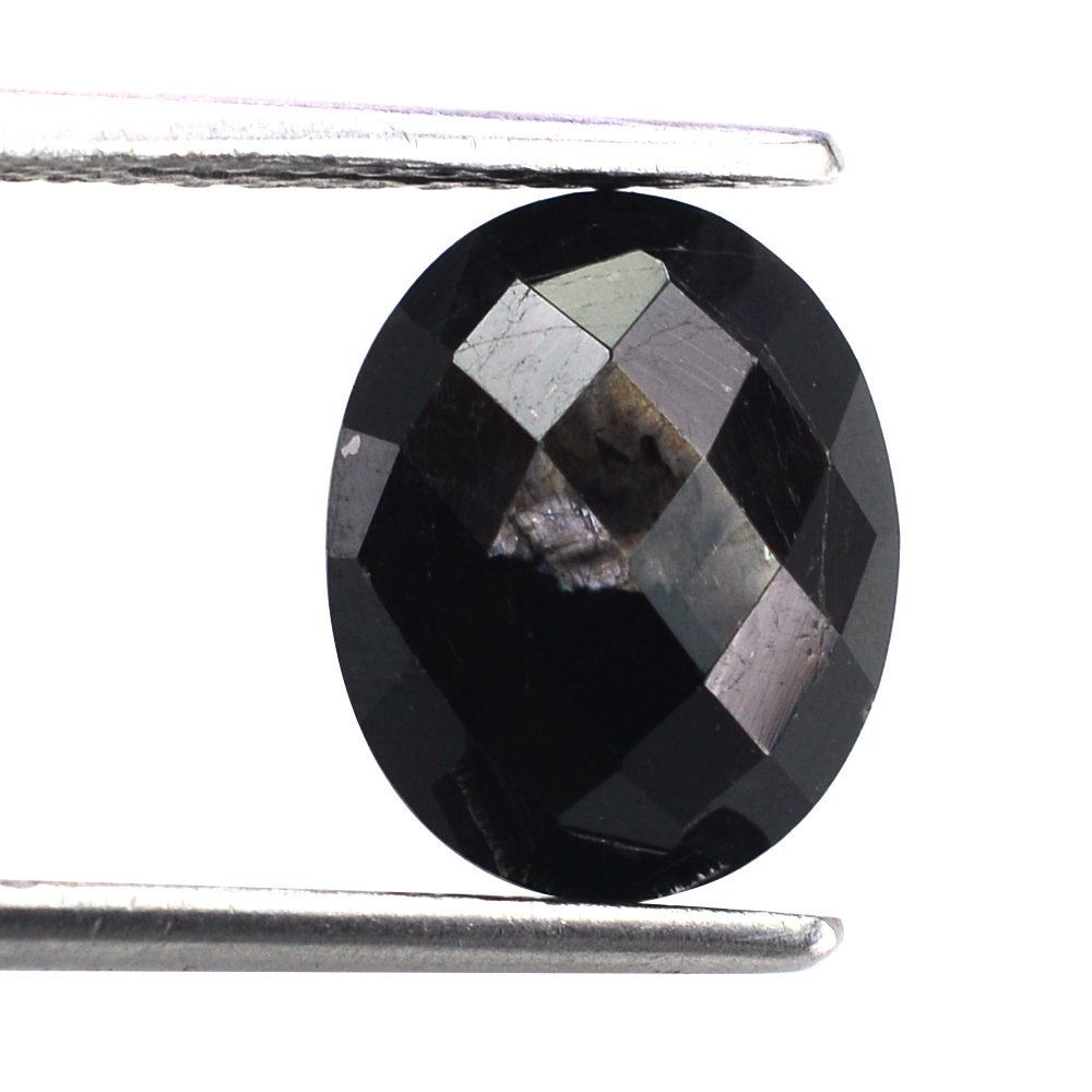 HYPERSTHENE MOONSTONE CHECKER OVAL CAB 11X9MM 3.31 Cts.